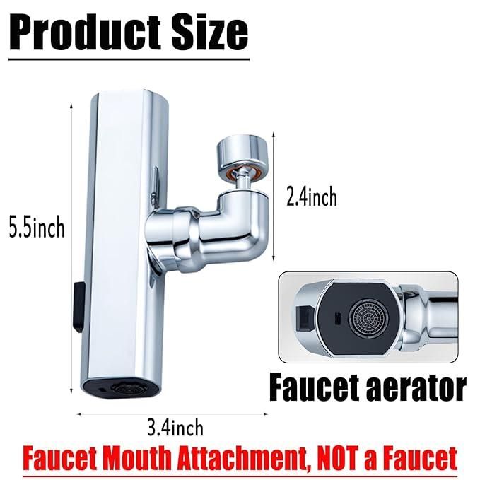 3 in 1 360 degrees Waterfall Kitchen Faucet For Sink