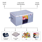 Blanket Storage Bag Covers With Handles(Set of 2)