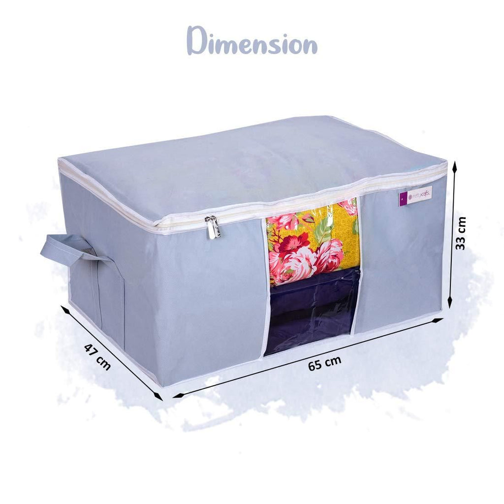 Blanket Storage Bag Covers With Handles(Set of 2)