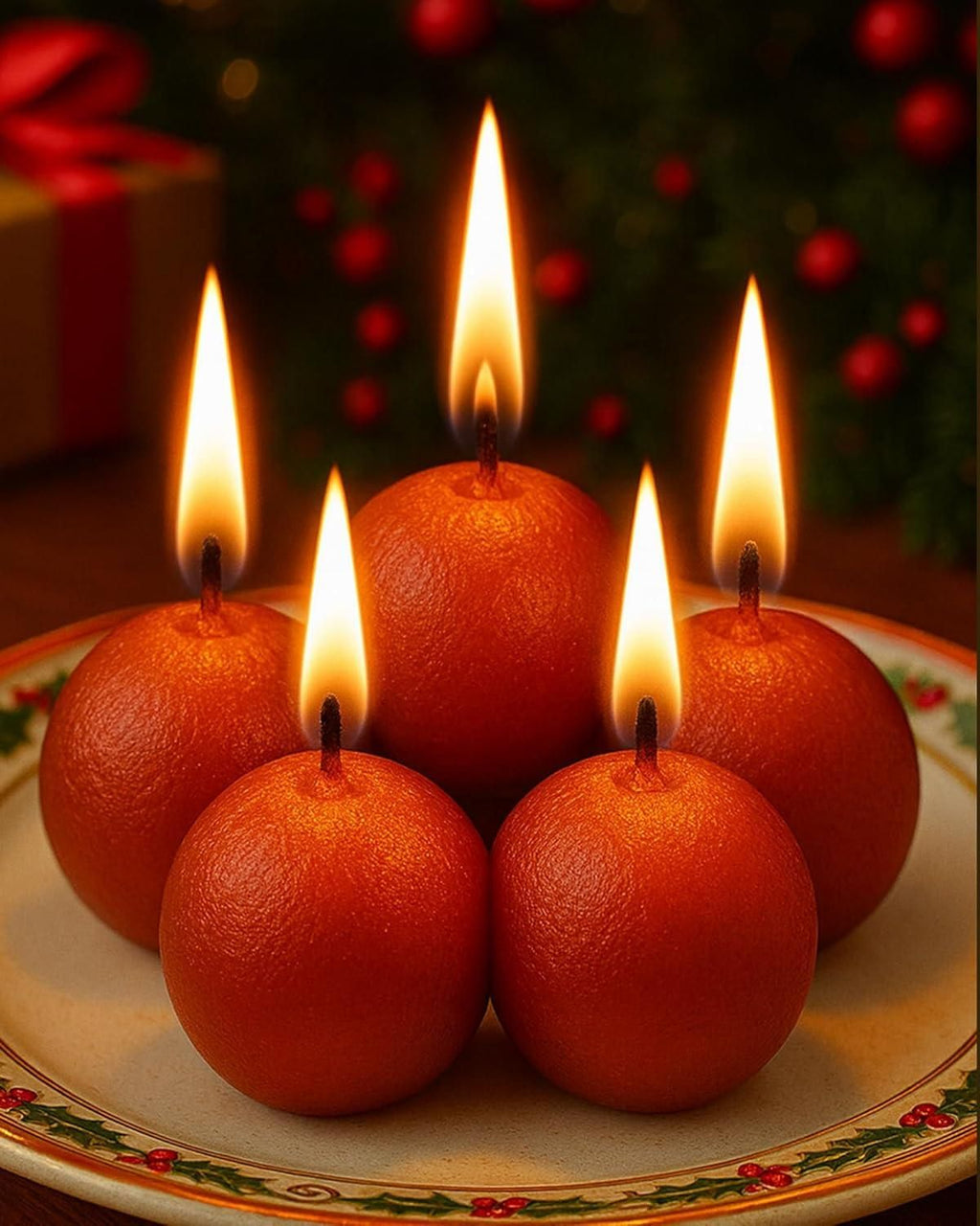 Gulab Jamun Scented Candles (4 pcs)