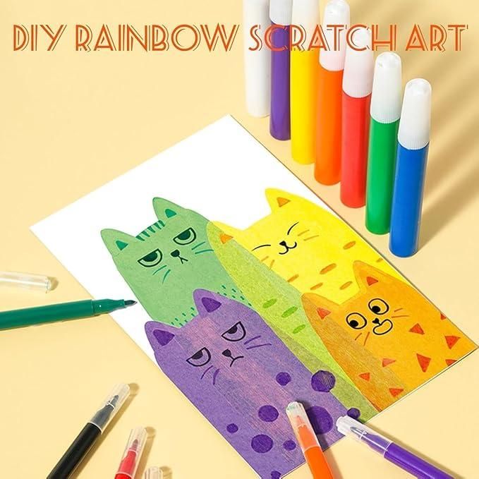 Rainbow Dot Painting Art Kit