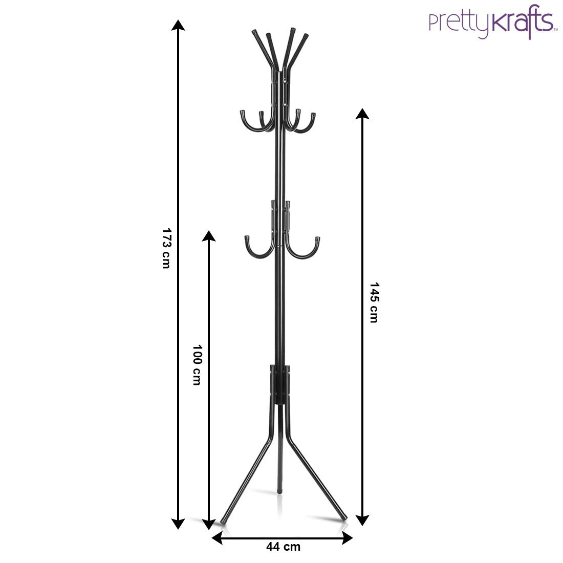 6 Hook Coat Hanger Stand