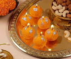 Laddoo Shape Candle (8 pcs)