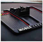 Multifunction Phone Holder & Anti-Slip Silicone Pad for Car Dashboard