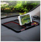 Multifunction Phone Holder & Anti-Slip Silicone Pad for Car Dashboard