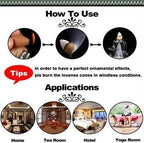 Ganesha Smoke Backflow Burner with Incense stick holder