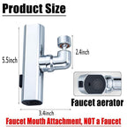 3 in 1 360 degrees Waterfall Kitchen Faucet For Sink