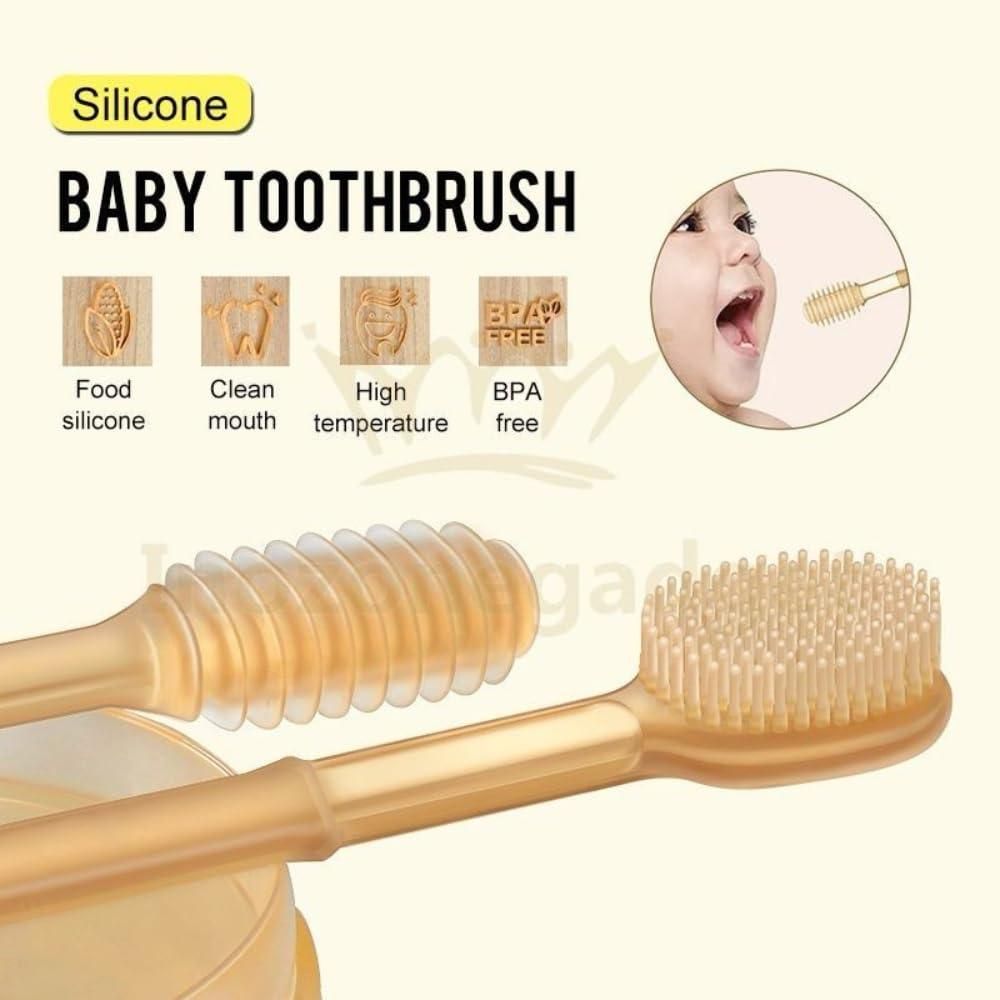 Soft Silicone Toothbrush For Baby