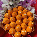 Laddoo Shape Candle (8 pcs)