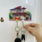 Shinchan & Shiro Keychain Wall Hanger