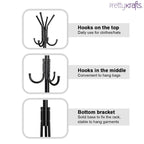 6 Hook Coat Hanger Stand